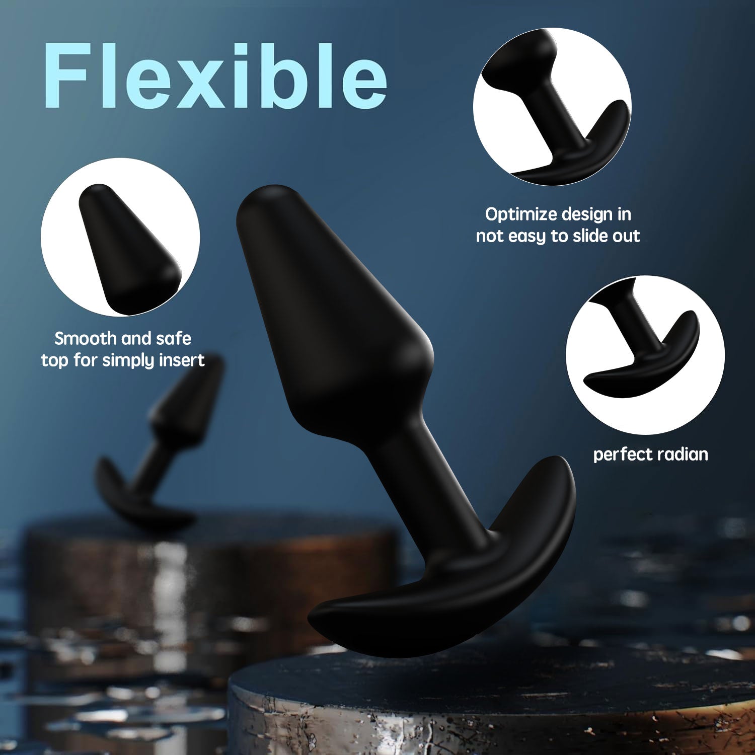 SilkCore Silicone Anal Plug