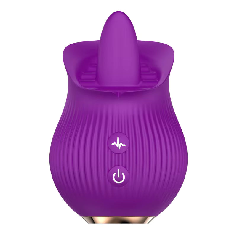 RoseLuxe Tongue Kiss Vibrator