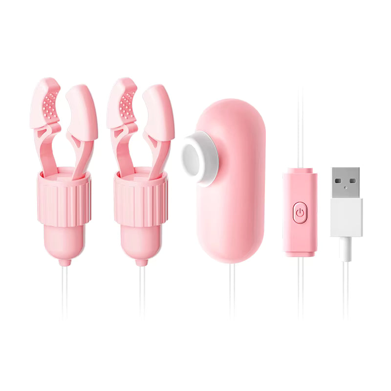 PulseGrip Vibrating Nipple Stimulator (Clamp-Suck)