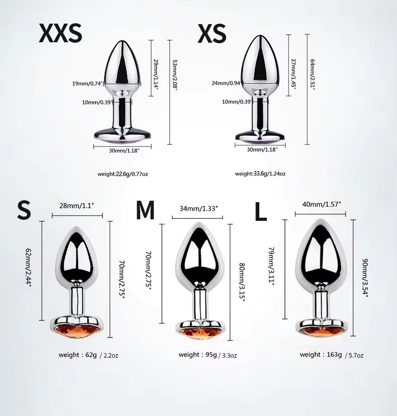 SteelEase Anal Plugs