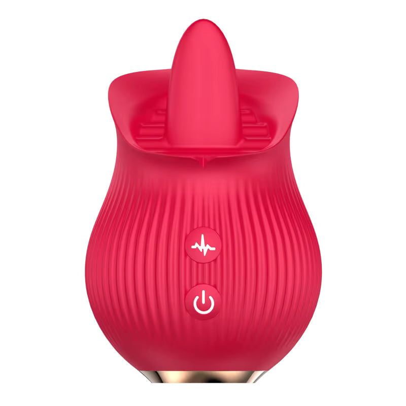 RoseLuxe Tongue Kiss Vibrator