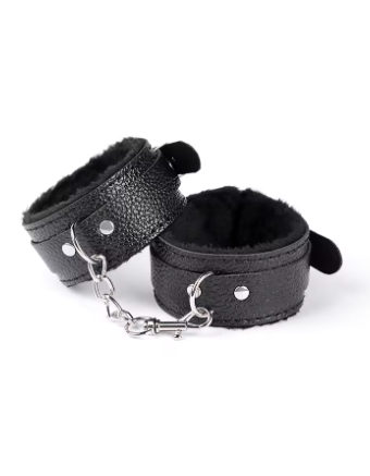 LunaGrip Plush Leather Handcuffs