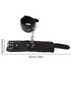 LunaGrip Plush Leather Handcuffs