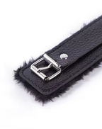 LunaGrip Plush Leather Handcuffs