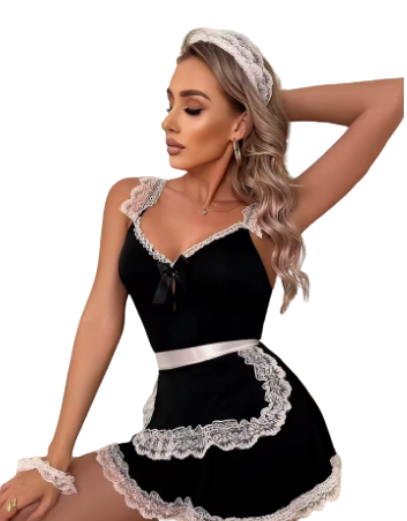 Luxe Charm Maid Costume Set