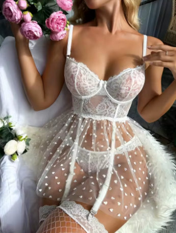 IvoryLace Lingerie Set