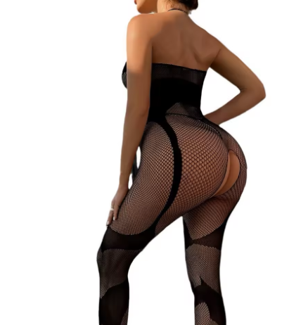 Starlace Rhinestone Fishnet Bodystocking