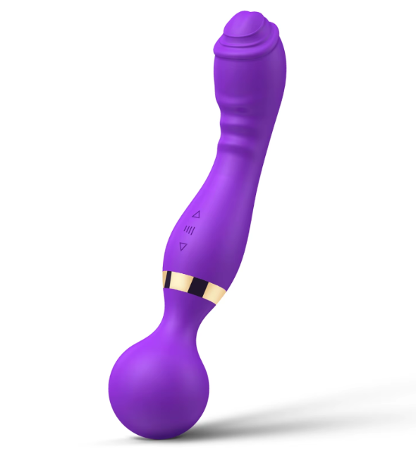DualPulse Duo-Head Wand Vibrator