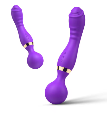 DualPulse Duo-Head Wand Vibrator
