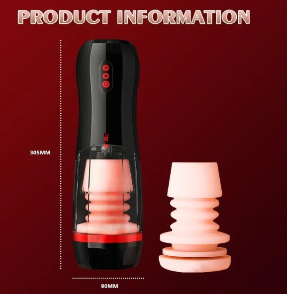 SonicPulse Rotating Male Masturbator